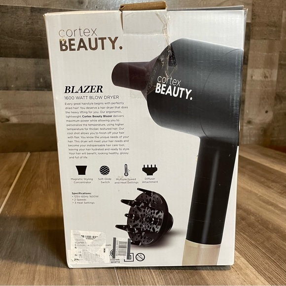 Cortex Beauty Blazer 1600 Watt Lightweight Blow Dryer - Picture 2 of 4